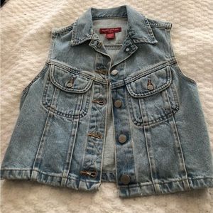 Vintage Banana Republic 100% Cotton Denim Women’s vest, XS